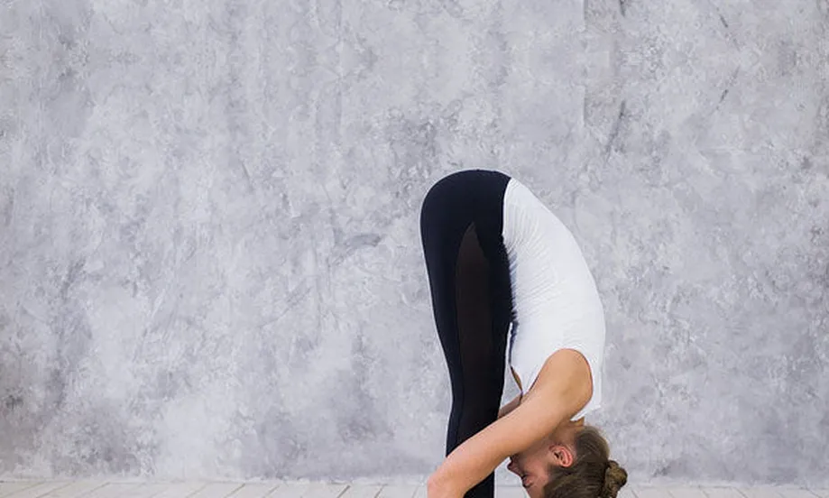 Gentle sleep yoga pose